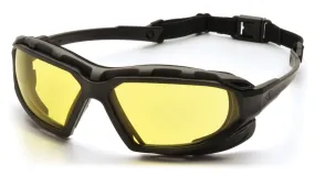 Pyramex SBG5030DT Highlander Plus™ Black-Gray Goggles W/ Amber Anti-Fog Lens (12 each)