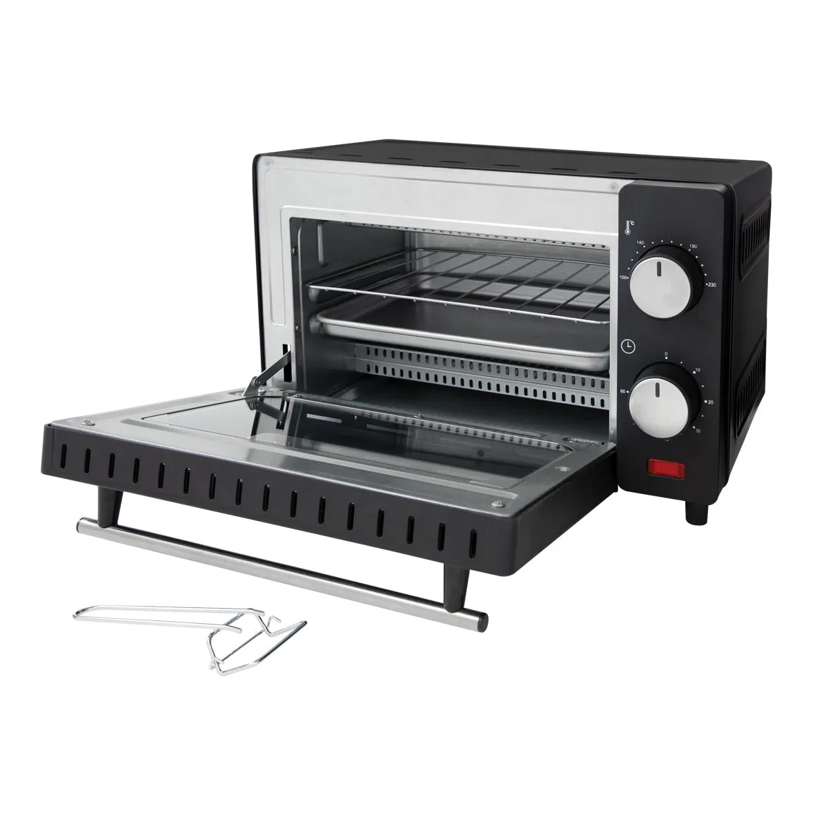 Quest 650W 9 Litre Oven - Black