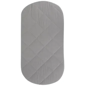 Quilted Waterproof Bassinet Sheet with Heat Protection - Grey