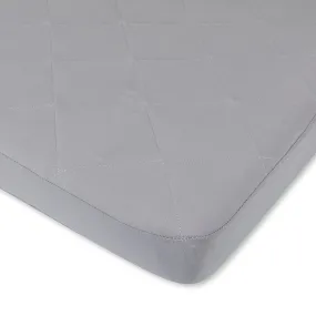 Quilted Waterproof Pack n Play | Portable Crib Sheet - Grey