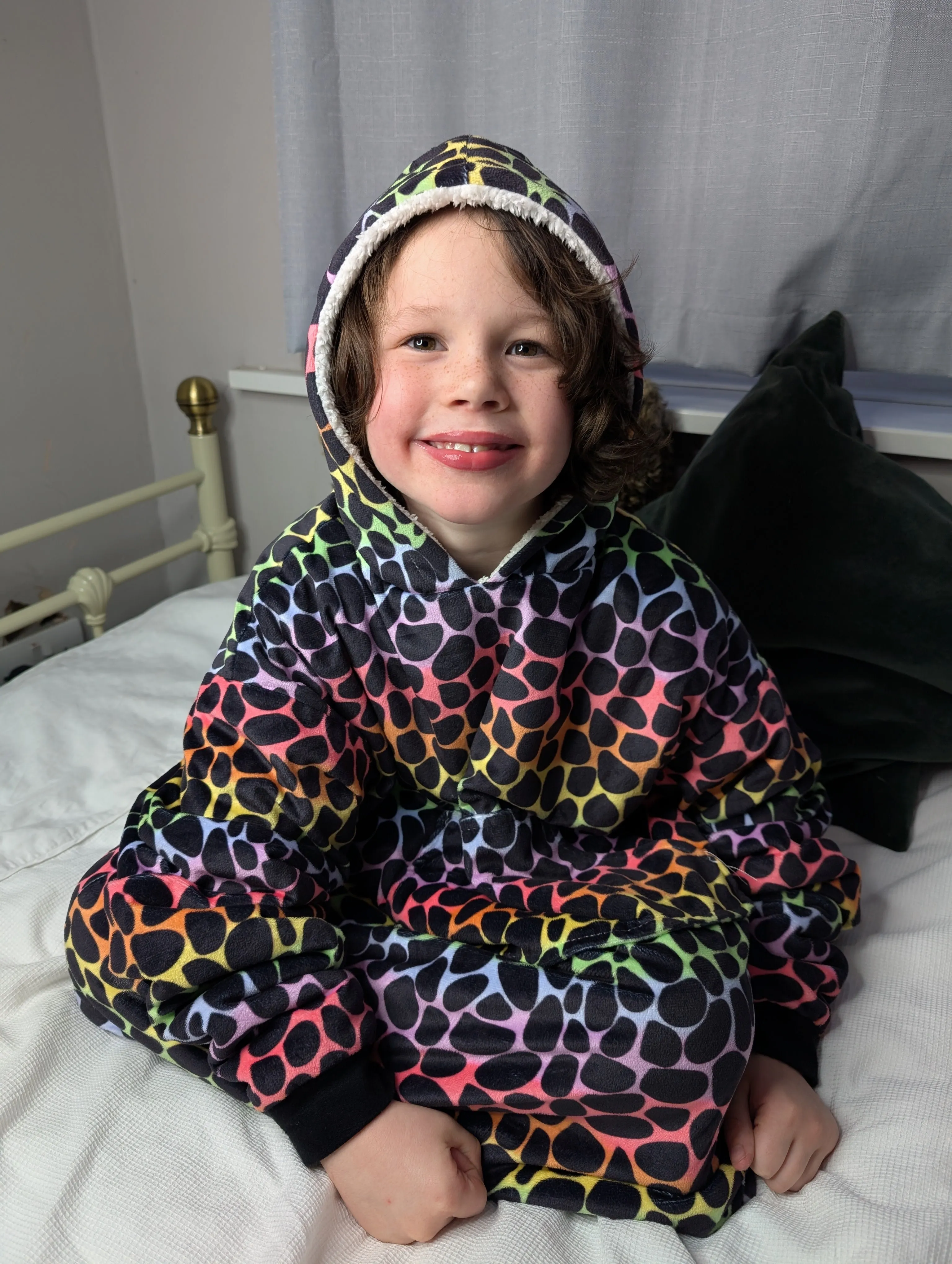 Rainbow Roar - Hooded Blanket