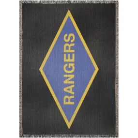 Rangers Diamond Woven Blanket