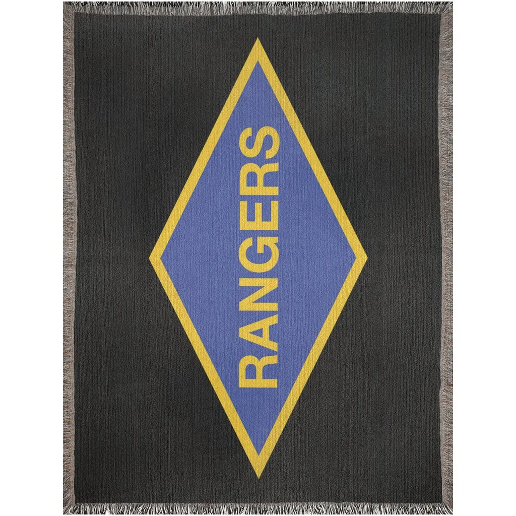 Rangers Diamond Woven Blanket