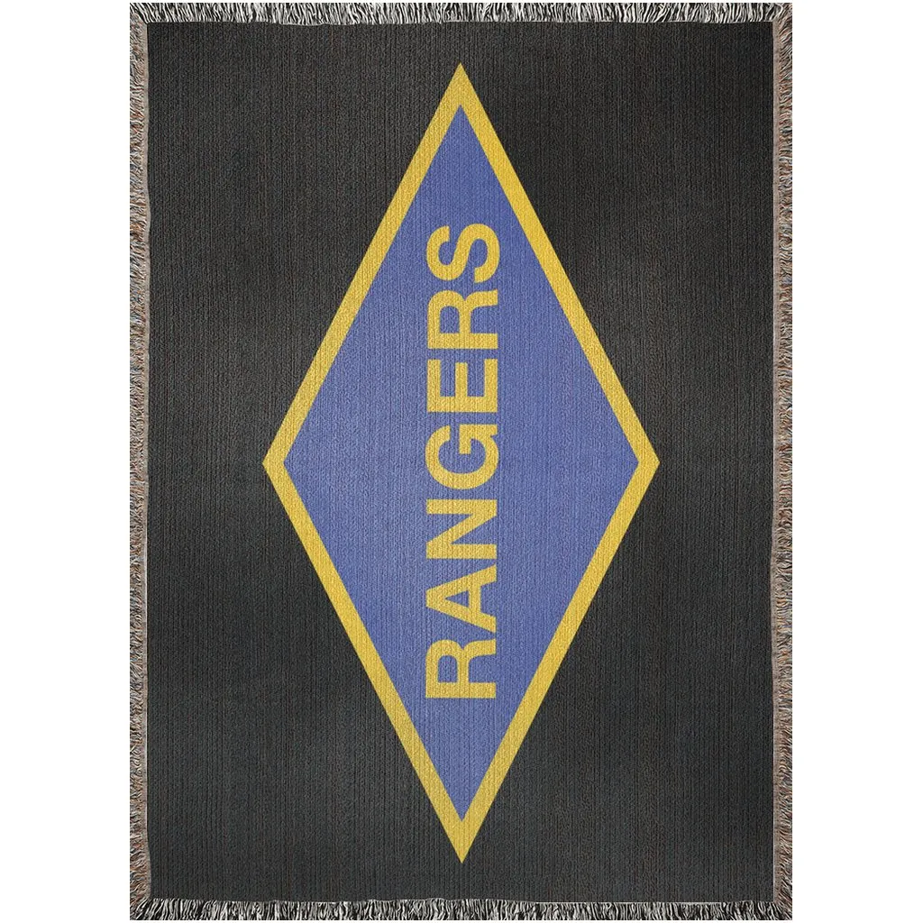 Rangers Diamond Woven Blanket