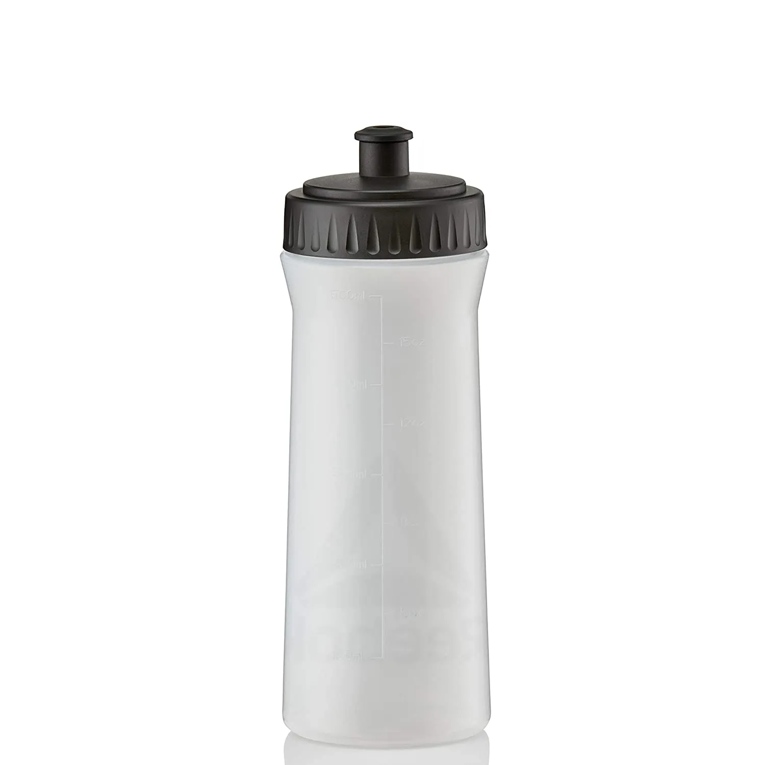 Reebok Water Bottle, Clear/Black - 500 ML