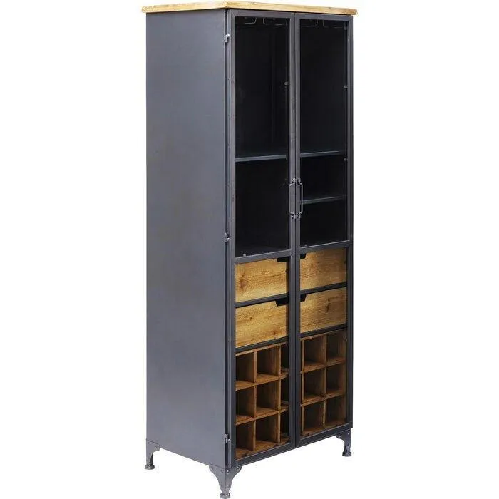 Refugio Metal Display Cabinet