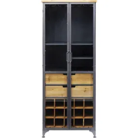 Refugio Metal Display Cabinet