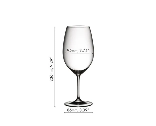 Riedel Set of 2 Vinum Syrah/Shiraz/Tempranillo Wine Glasses