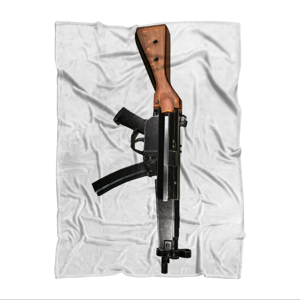 Rifle Sublimation Throw Blanket