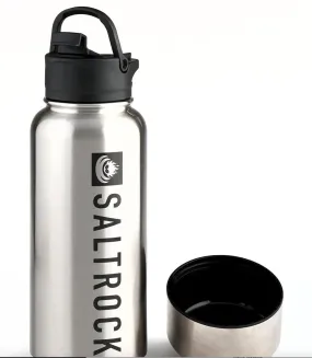 Saltrock Stash - Stainless Steel Water Bottle - Silver