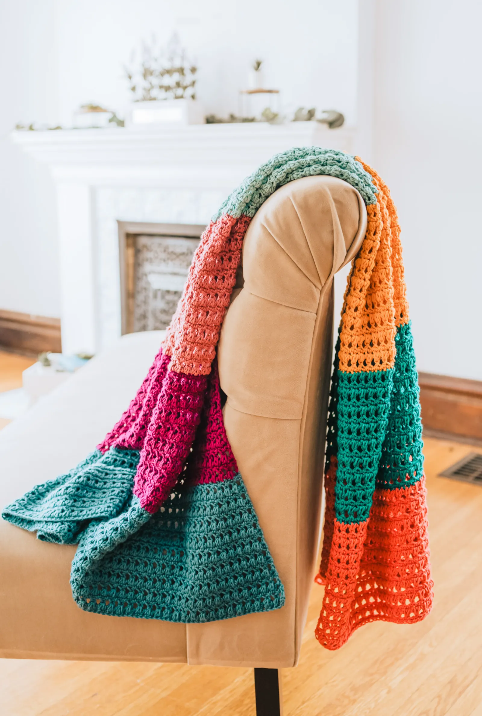 Saltwater Afghan // Crochet PDF Pattern