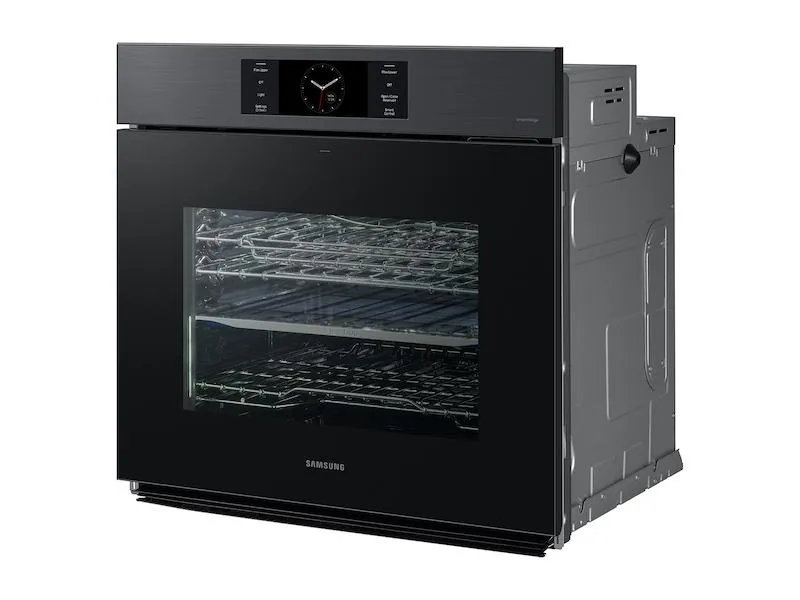 Samsung NV51CG700SMTAA Bespoke 30" Matte Black Single Wall Oven with AI Pro Cooking™ Camera