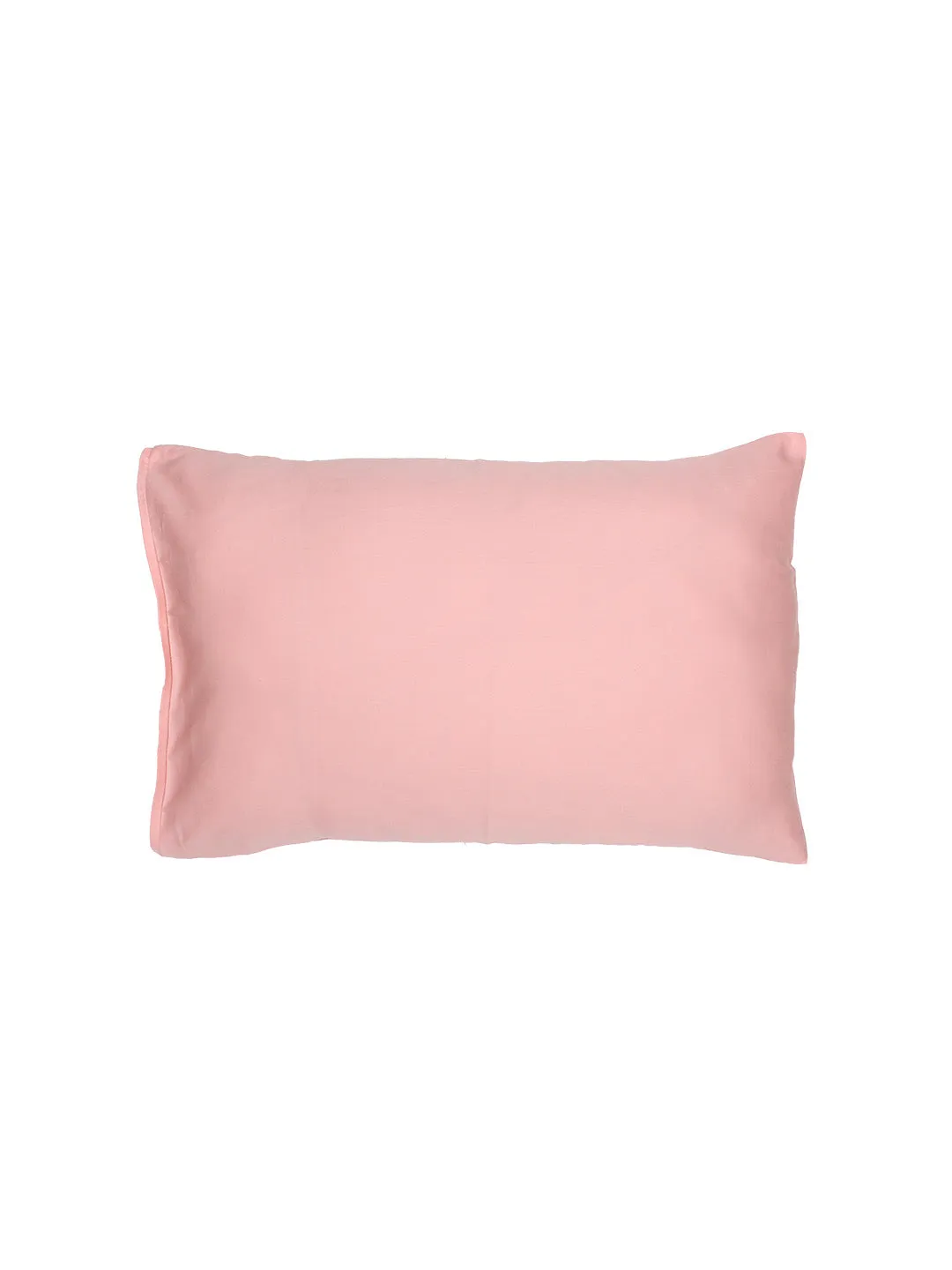 Shobhanjan Pink Fitted Sheet with Pillow Cover