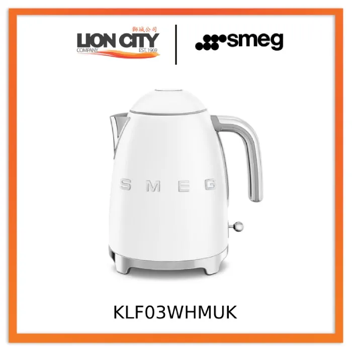 Smeg KLF03RDUK/BLUK/PKUK/CRUK/PBUK/PGUK/WHUK/GRUK Kettles 50's Style