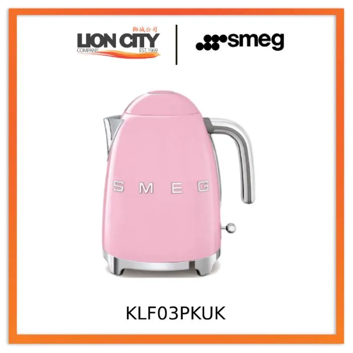 Smeg KLF03RDUK/BLUK/PKUK/CRUK/PBUK/PGUK/WHUK/GRUK Kettles 50's Style