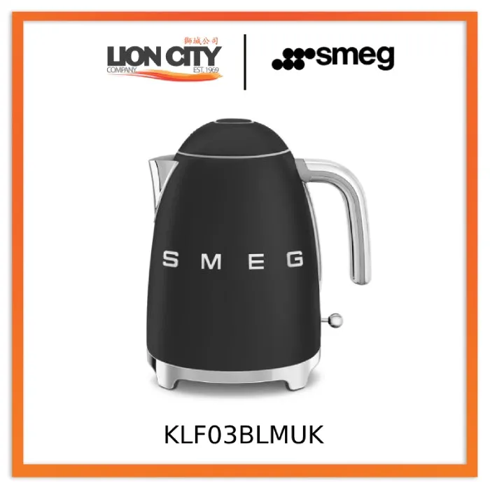 Smeg KLF03RDUK/BLUK/PKUK/CRUK/PBUK/PGUK/WHUK/GRUK Kettles 50's Style