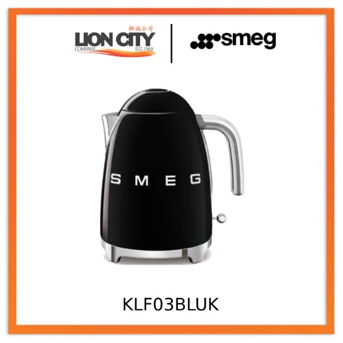 Smeg KLF03RDUK/BLUK/PKUK/CRUK/PBUK/PGUK/WHUK/GRUK Kettles 50's Style