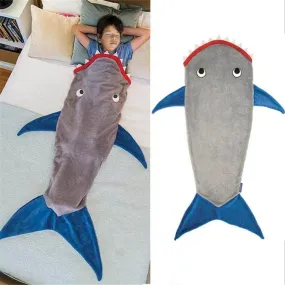 Soft Shark Blanket Kids