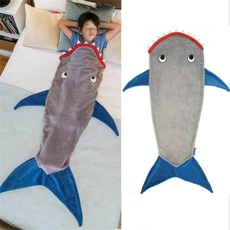 Soft Shark Blanket Kids