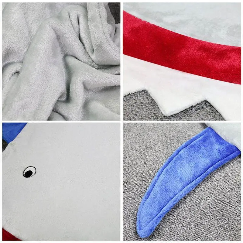 Soft Shark Blanket Kids