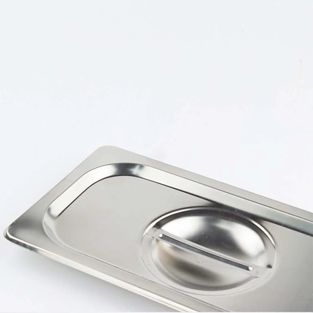 SOGA Gastronorm GN Pan Lid Full Size 1/2 Stainless Steel Tray Top Cover