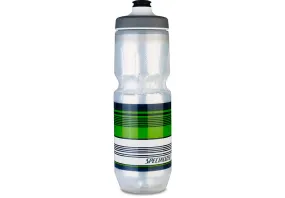 Specialized 23 Oz Insulated Wgb Ea Bottle Translucent/Green Surf Stripe 23 OZ