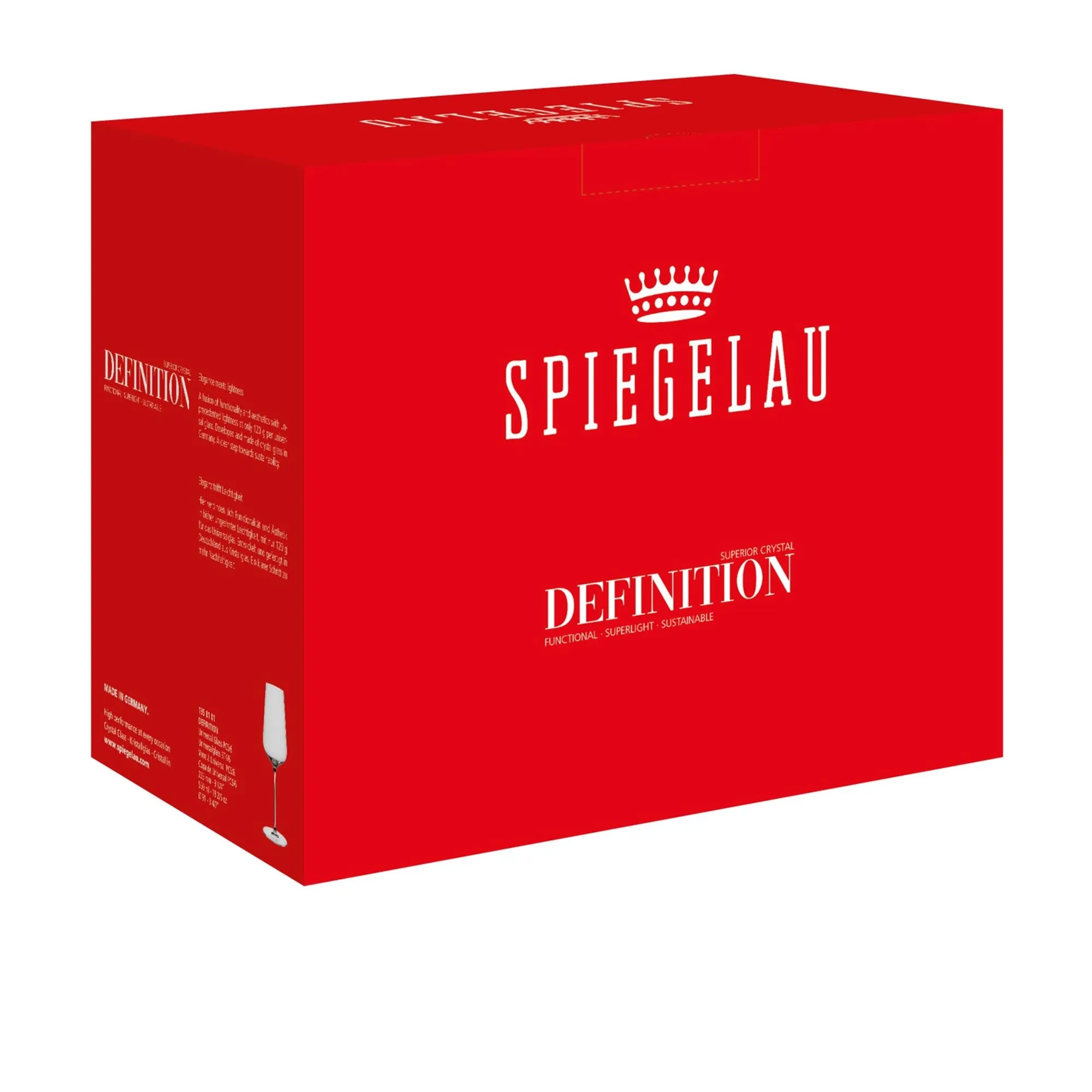 Spiegelau Definition Universal Glass 550ml Set of 6