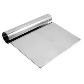 Stainless Steel Metal Dough Pizza Baker Scraper Tool Scraping Scrape Scoop