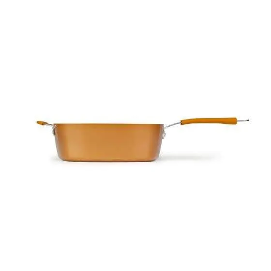 Starfrit EcoCopper - 11" (28 cm) Deep Square Pan with Lid