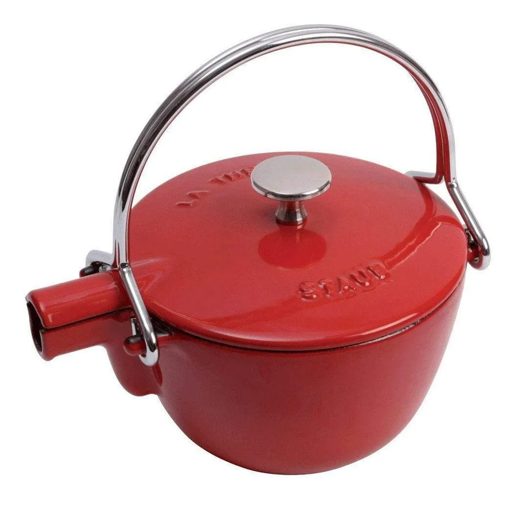 Staub Cast Iron 1-qt Round Tea Kettle