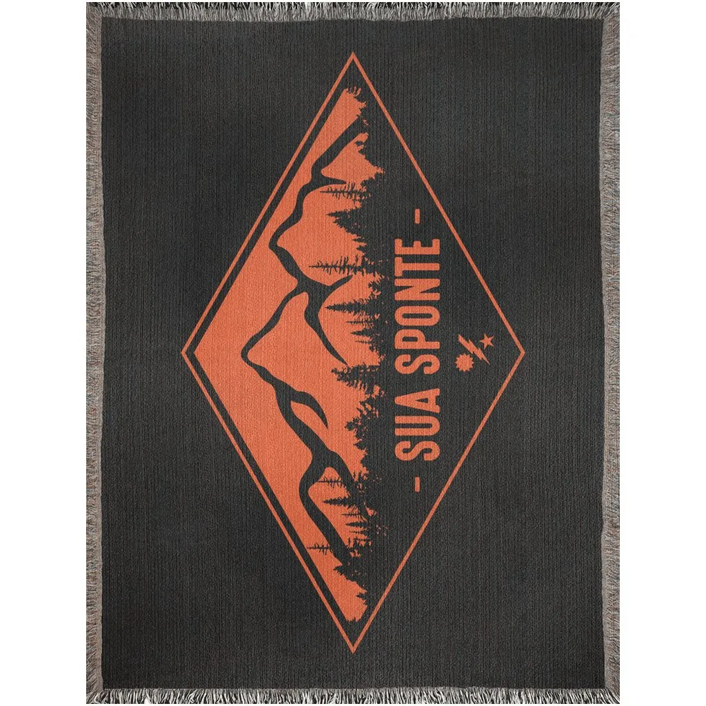 Sua Sponte Diamond Woven Blanket