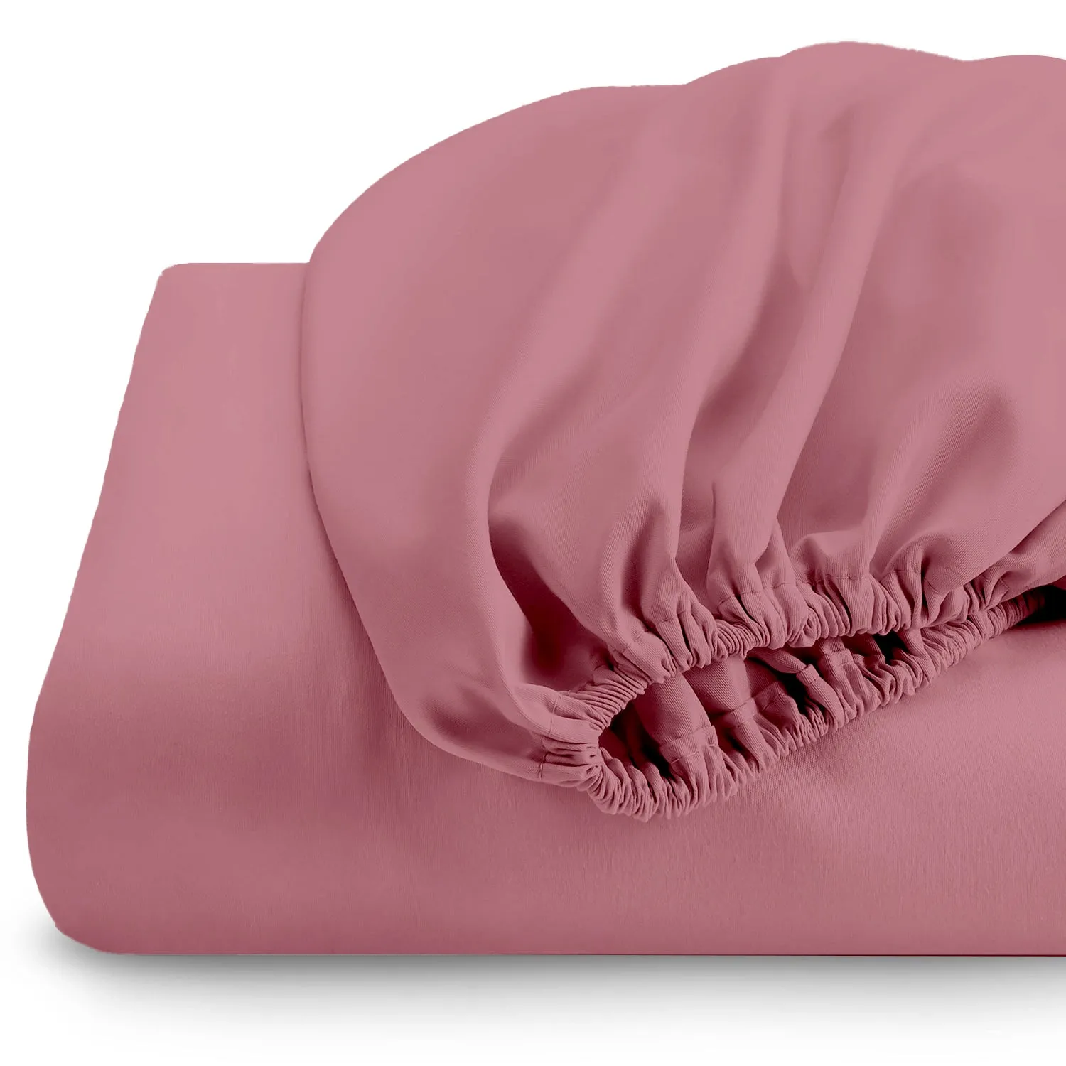 Super Soft Fitted sheet 180x200 30 CM - Mauve