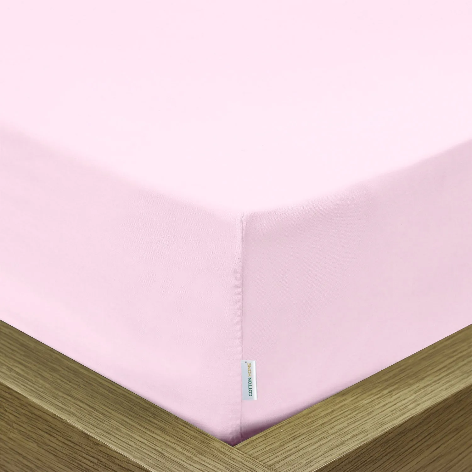 Super Soft fitted sheet 90x200 20 CM - Pink