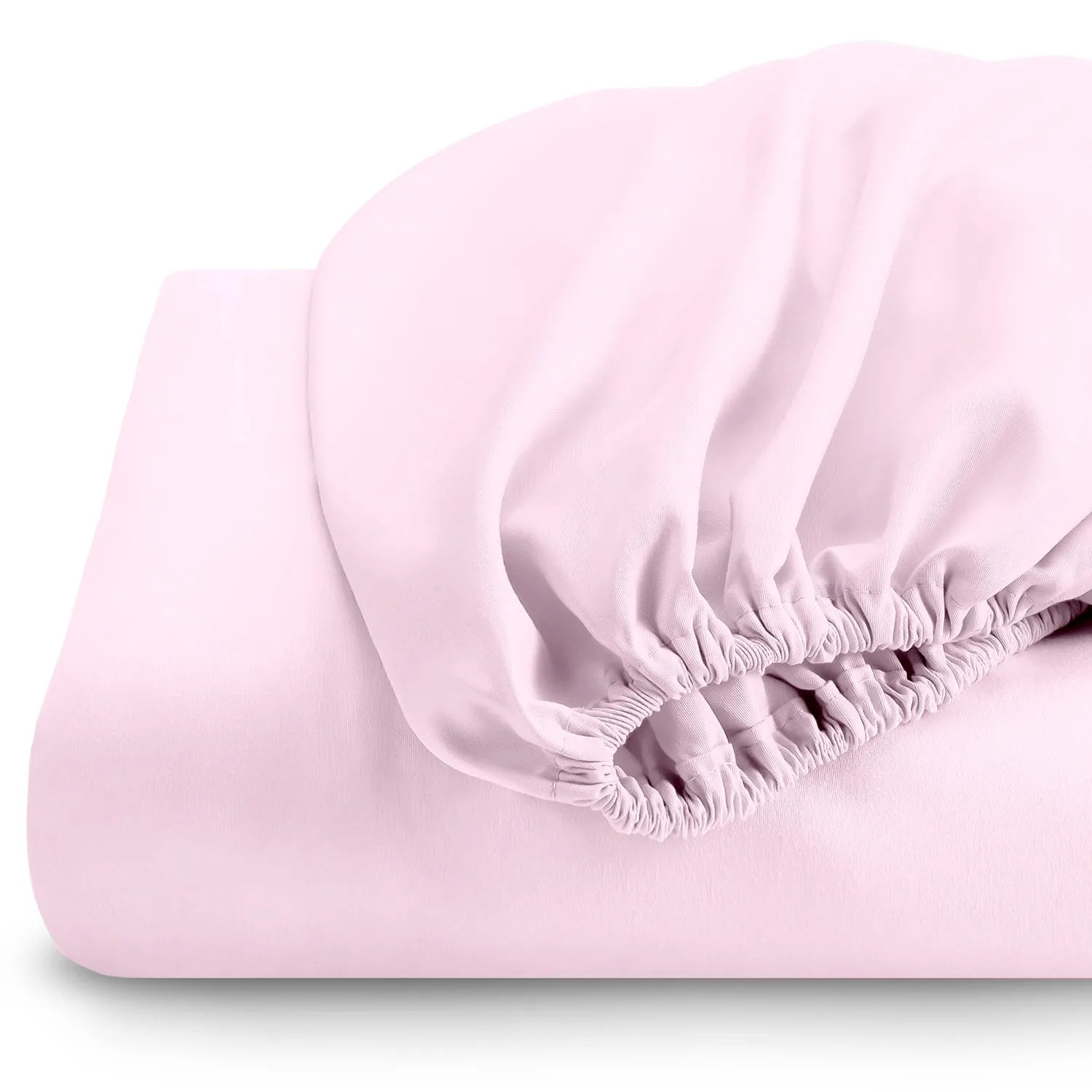 Super Soft fitted sheet 90x200 20 CM - Pink