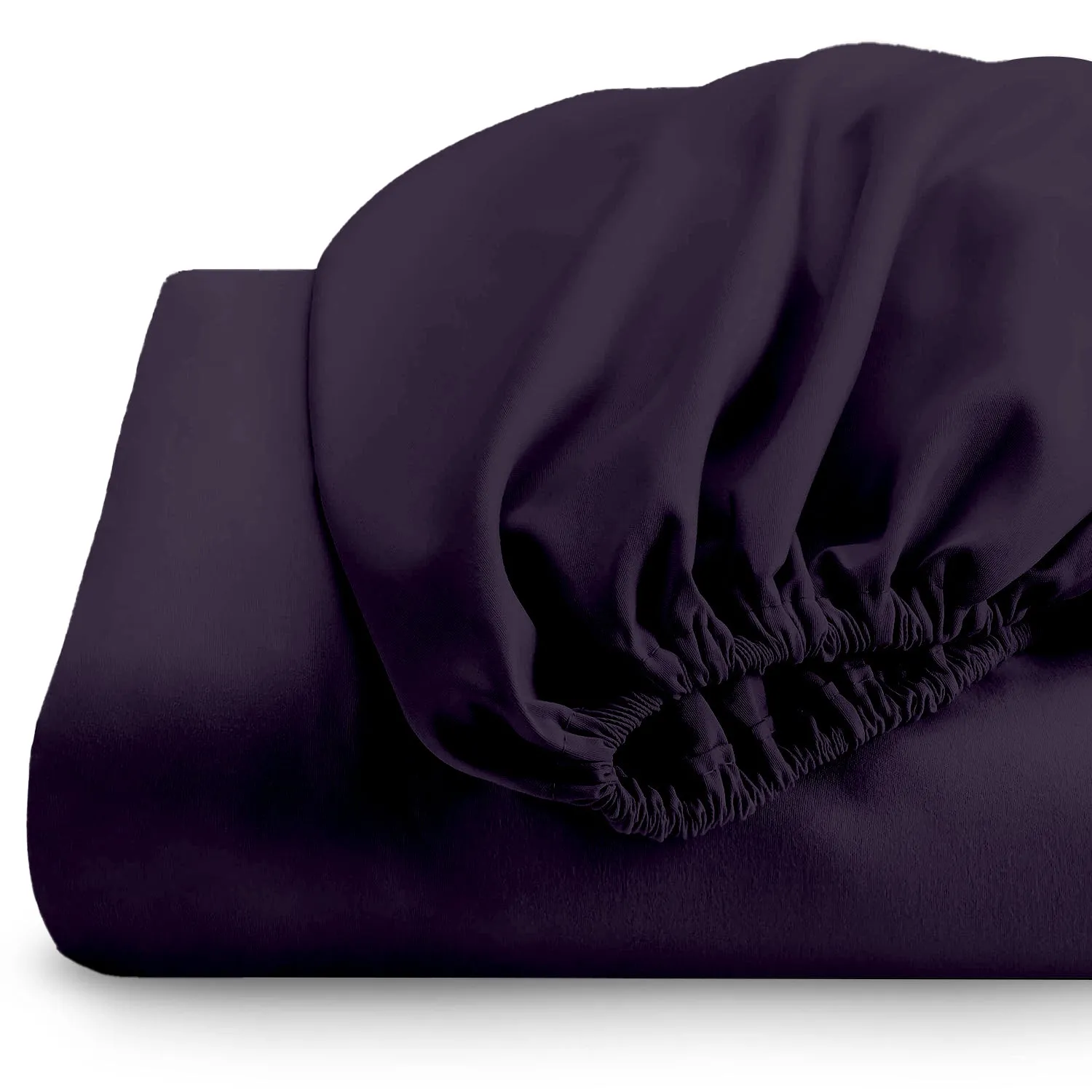 Super Soft fitted sheet 90x200 20 CM - Violet