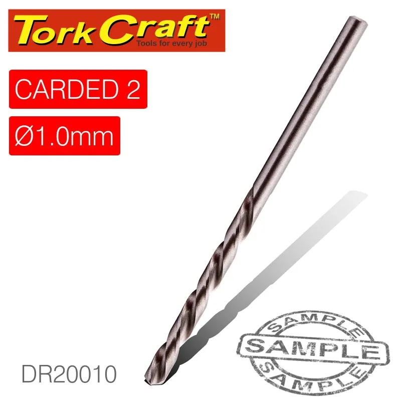 TORK CRAFT DRILL HSS 1.0MM 2/CARD INDUSTRIAL BIT DR20010