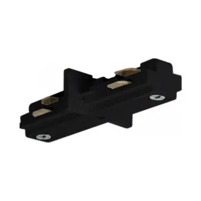 Track Mini Straight Connector Black Finish