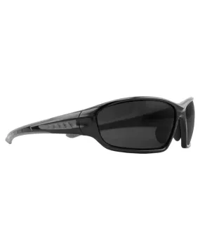 Trackside Polarised Safety Glasses - Black