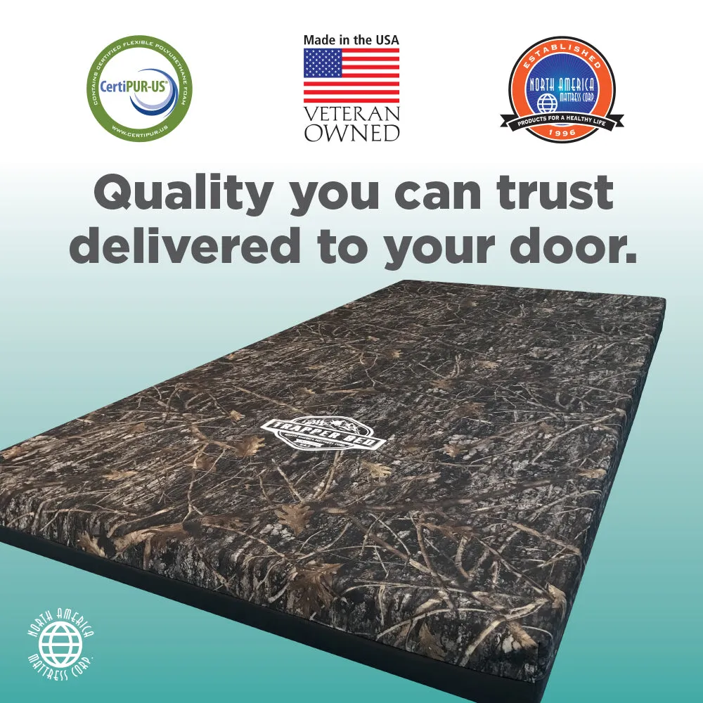 Trapper Bed 4" Luxury Hunter Camping Sleep Pad with Cool Gel Memory Foam and TrueTimber® Camo Cover