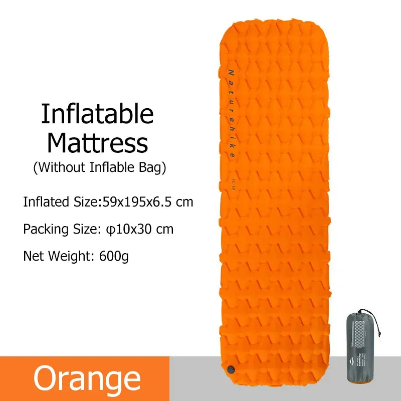 Ultralight Camping Air Mattress, Outdoor Sleeping Pad, Folding Bed, Hiking Sleeping Mat