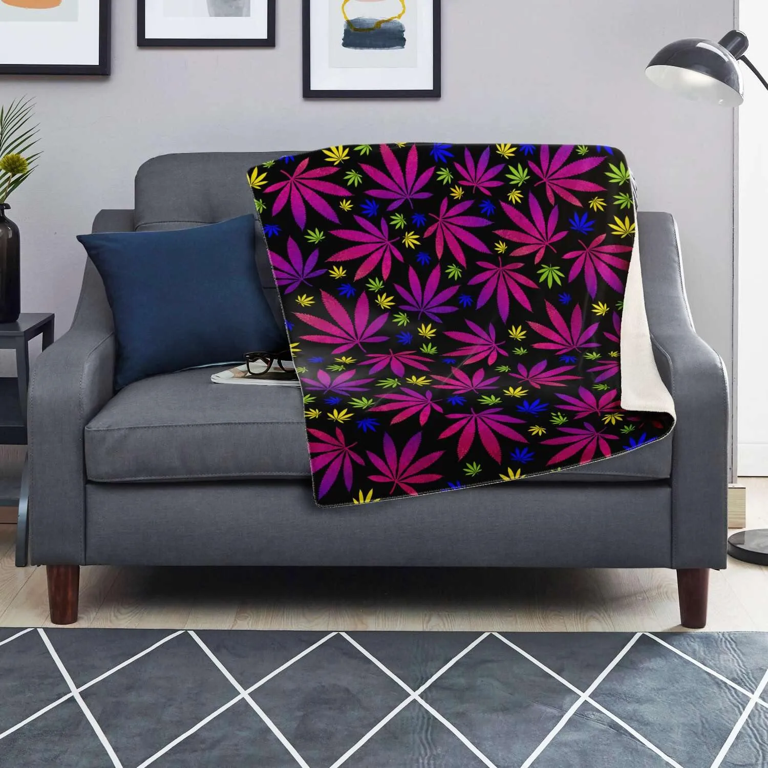 Vibrant Ganja Blanket