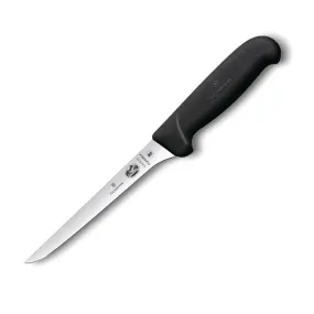 Victorinox Fibrox Boning Knife Curved Edge Narrow Flexible Blade 15cm - CW457