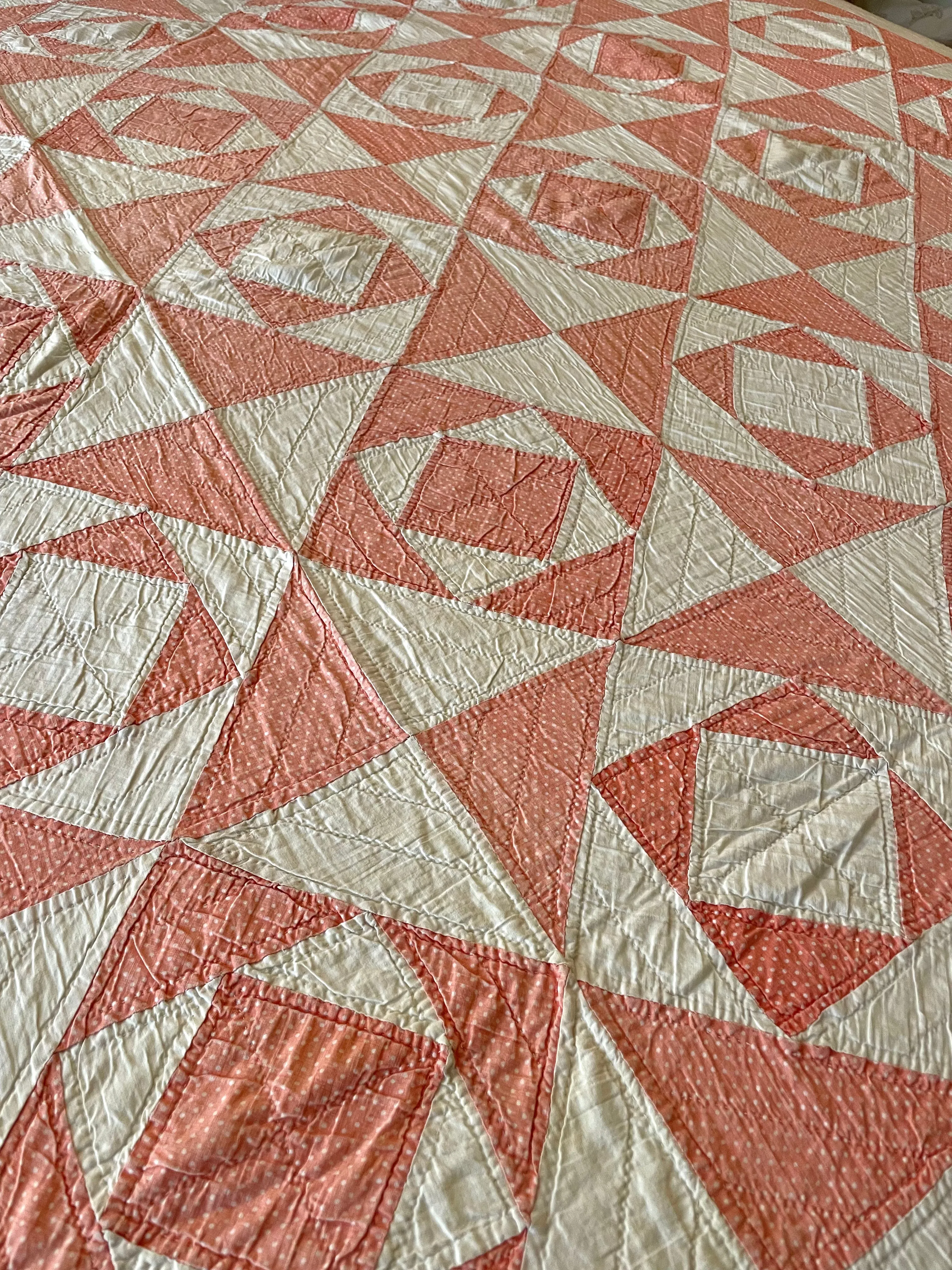 Vintage Broken Dishes Quilt