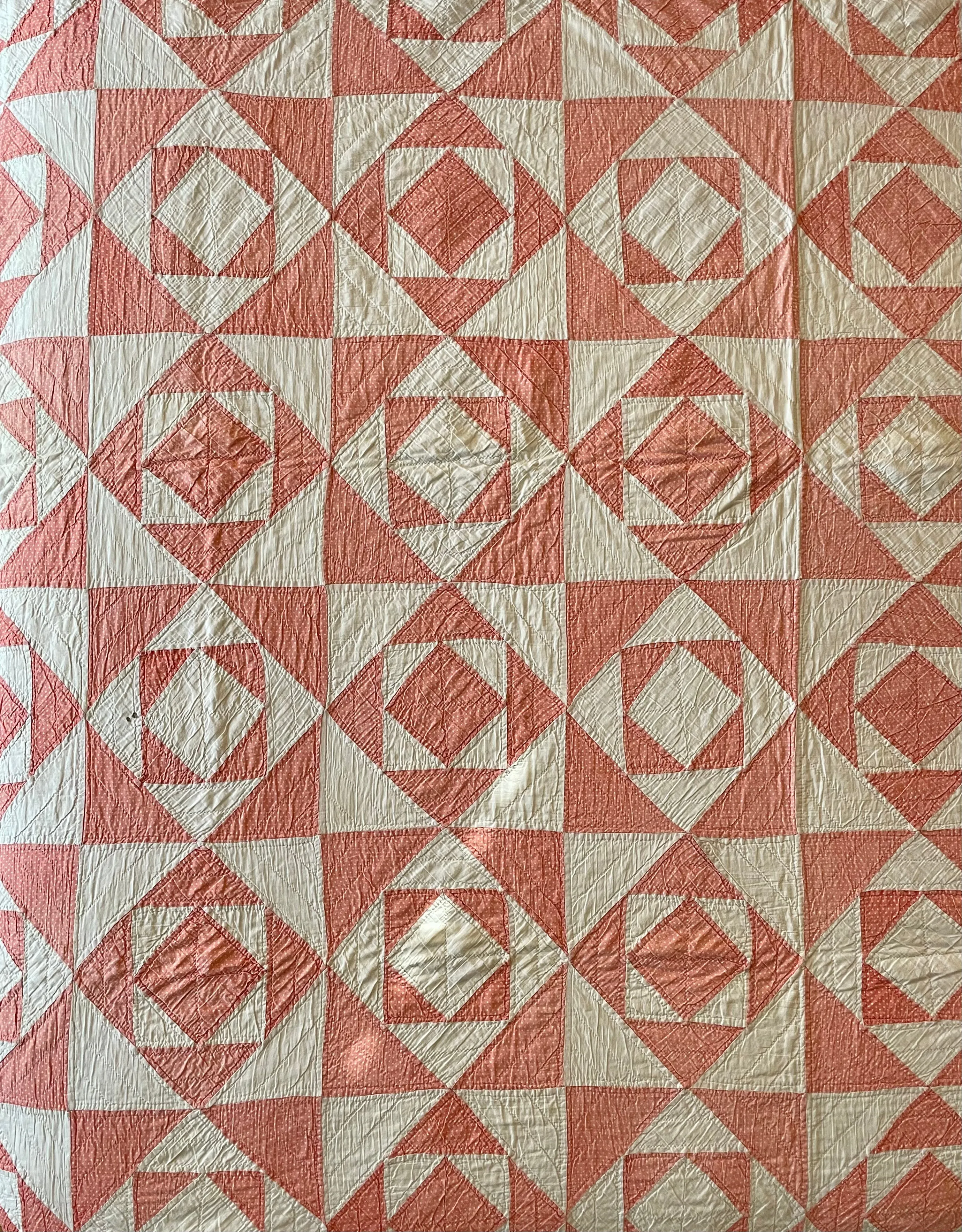 Vintage Broken Dishes Quilt