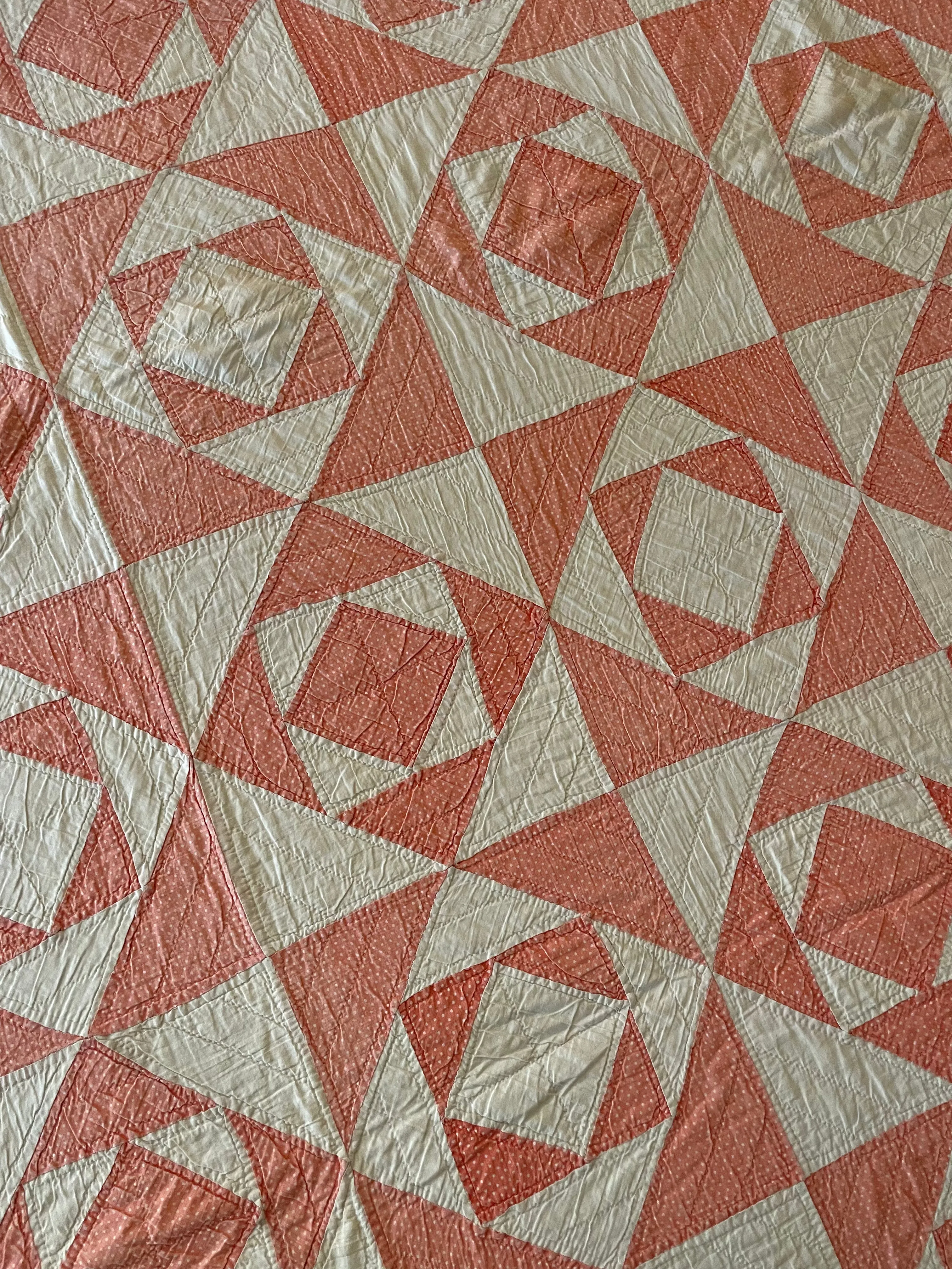 Vintage Broken Dishes Quilt