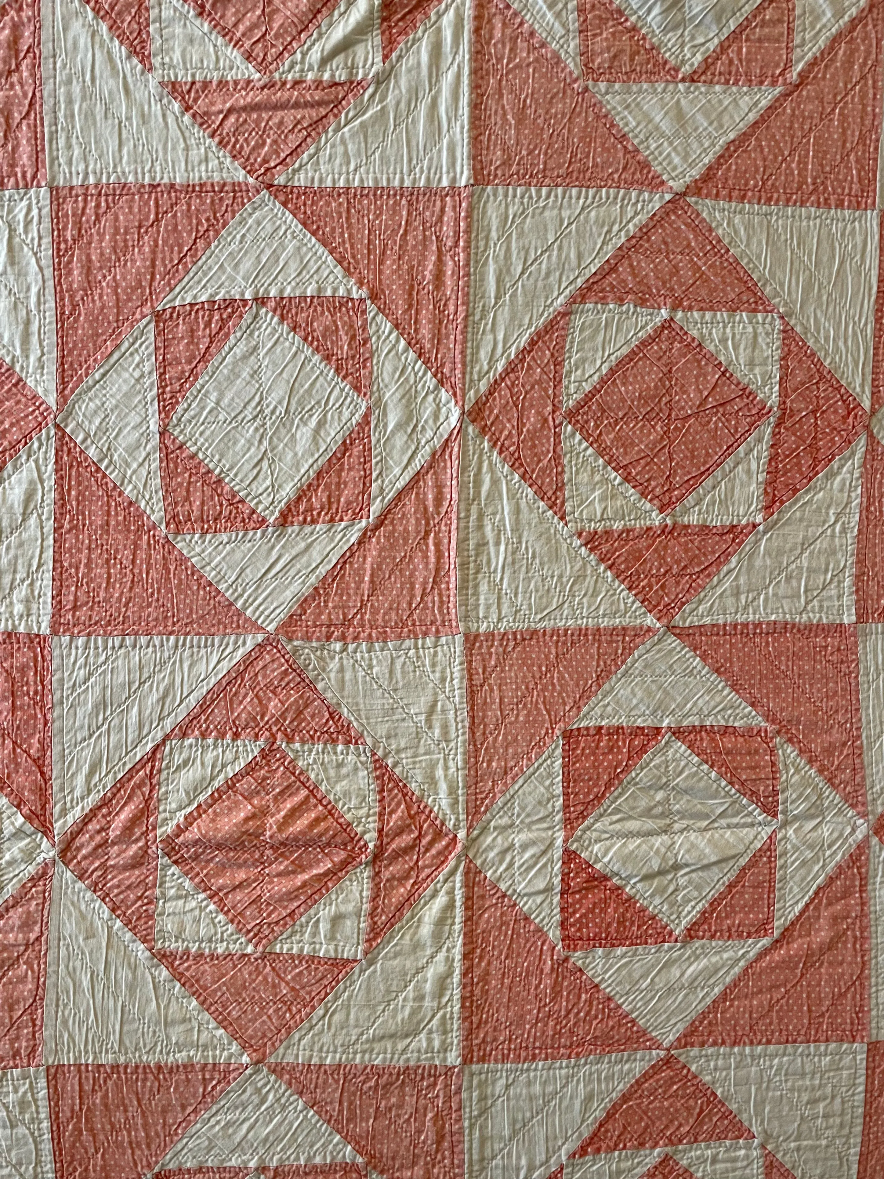 Vintage Broken Dishes Quilt