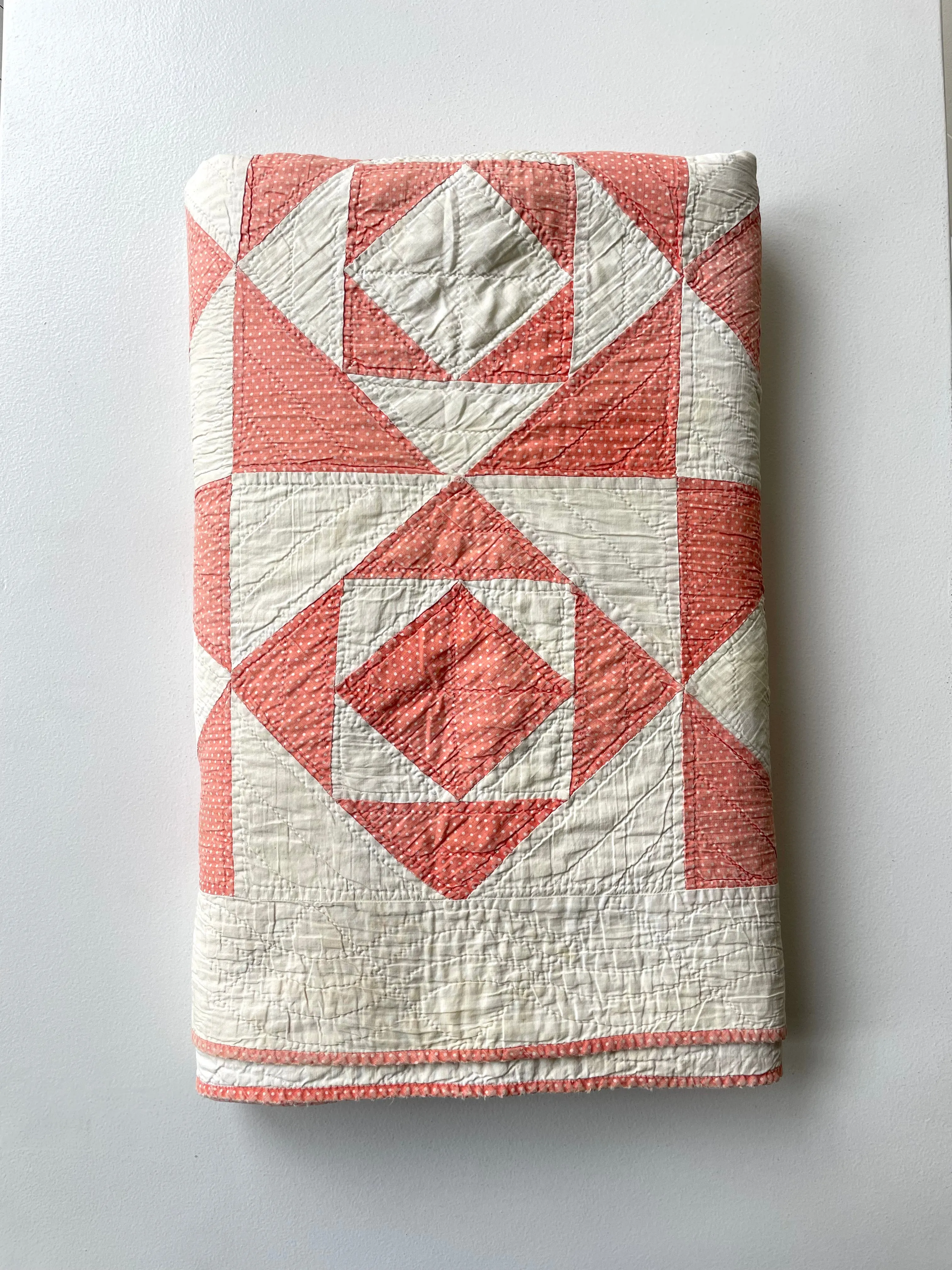 Vintage Broken Dishes Quilt