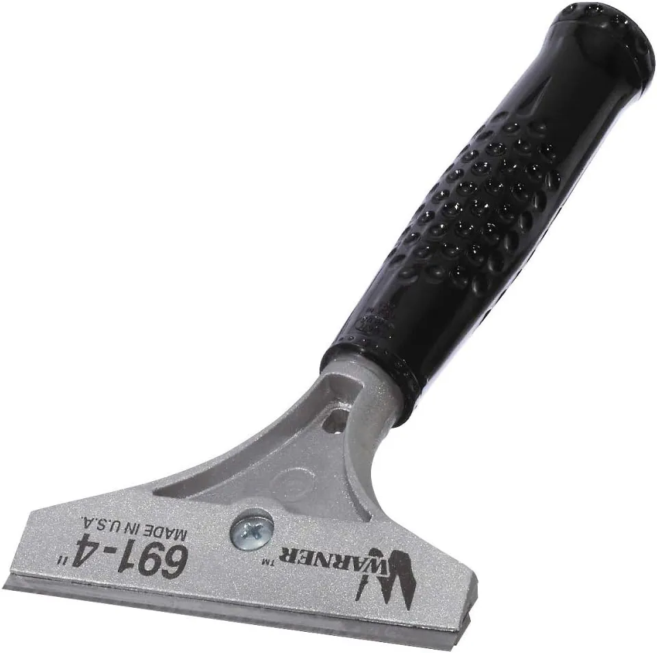 Warner Manufacturing 4" Big Blade Scraper with Steel Handle