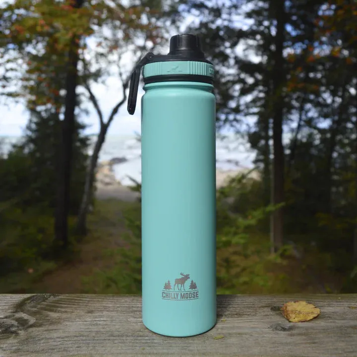 Water Bottle - Chilly Moose 24 oz Brunswick Bottle, Various Colours