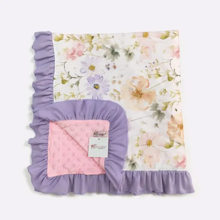 Watercolor Garden Blanket